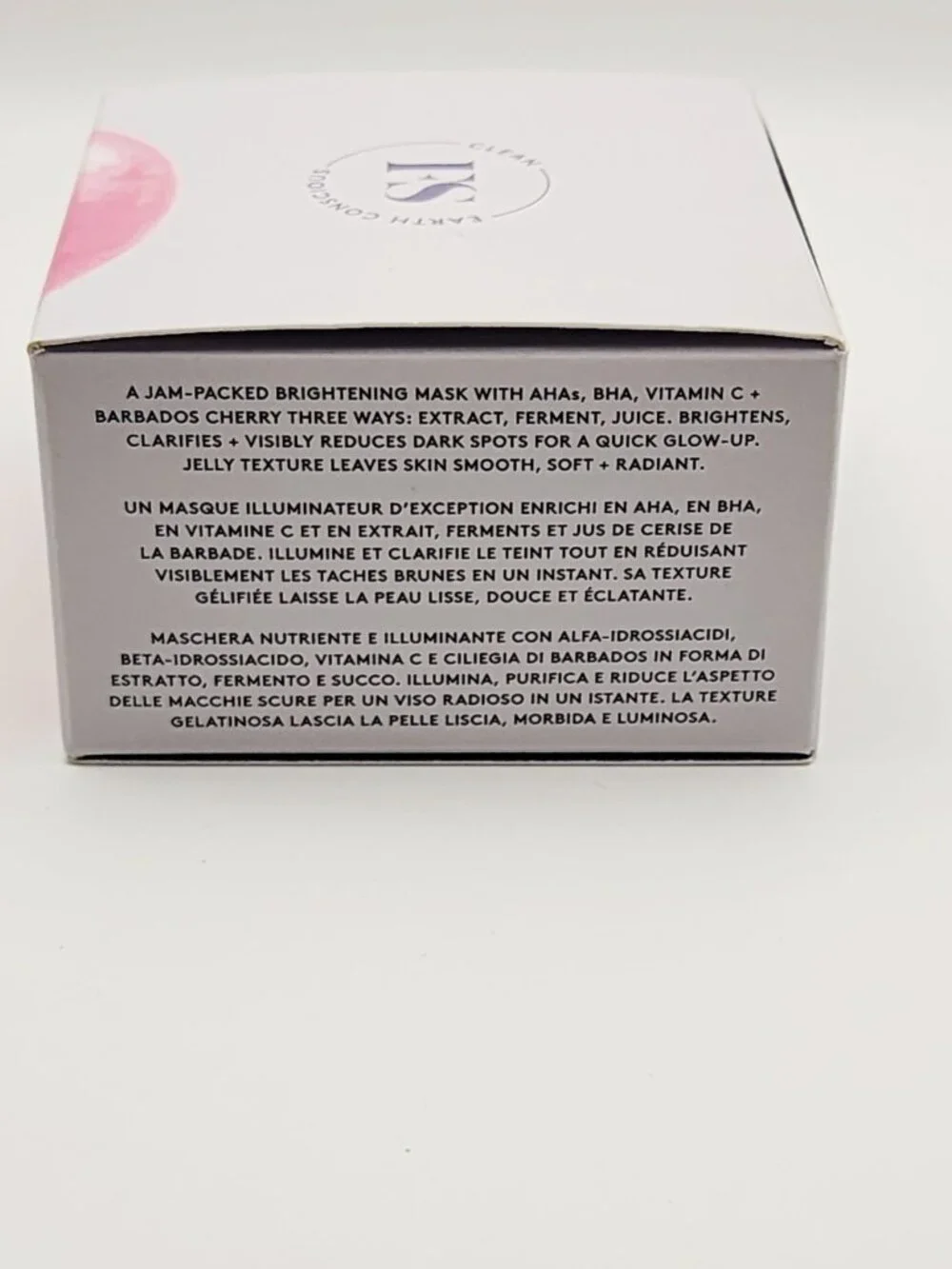 Fenty Skin Cherry Dub Blah 2 Bright 5% AHA BHA Face Mask 2.5oz 75ml New in Box